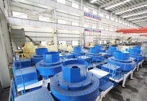 制砂設(shè)備生產(chǎn)車間